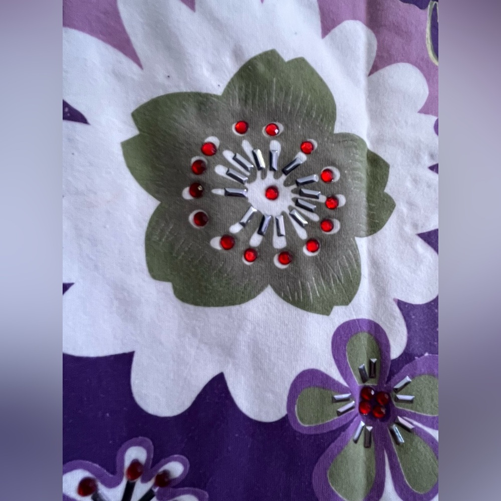Women’s Tshirt Short Sleeve purple Color Size 1 - Picture 12 of 14